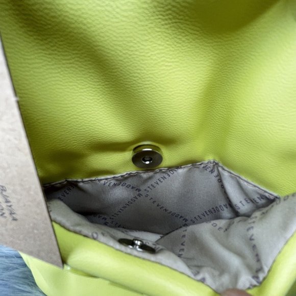 Steve Madden BJayaa Neon Green Convertible Sling Backpack Crossbody Tik Tok NWT - Picture 11 of 12